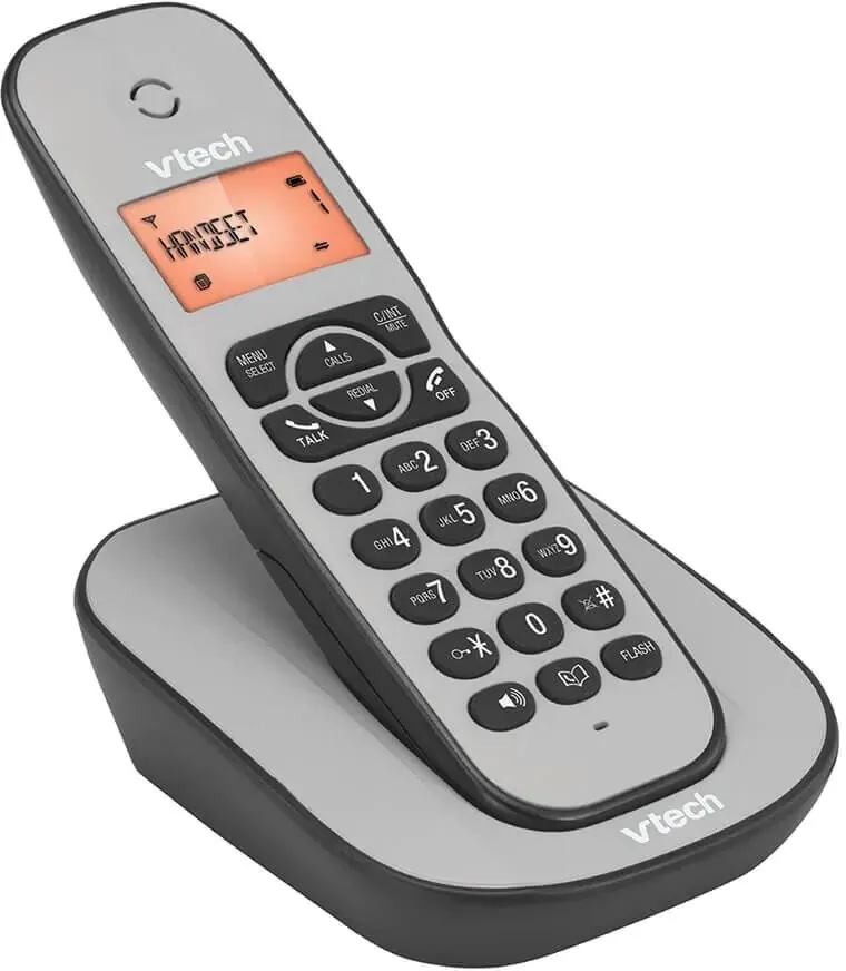 טלפון אלחוטי Vtech HELIO CS1000 – צבע שחור/אפור