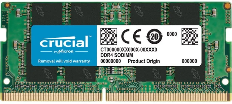 זיכרון למחשב נייד Crucial 16GB 3200Mhz CT16G4SFRA32A