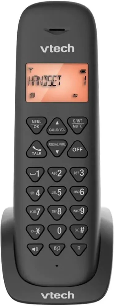 טלפון אלחוטי Vtech Digital Cordless ES2710A – צבע שחור/אפור