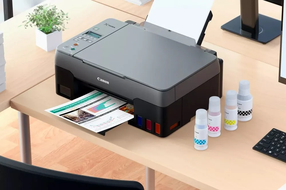 מדפסת הזרקת דיו צבעונית Canon MFP Pixma G2420