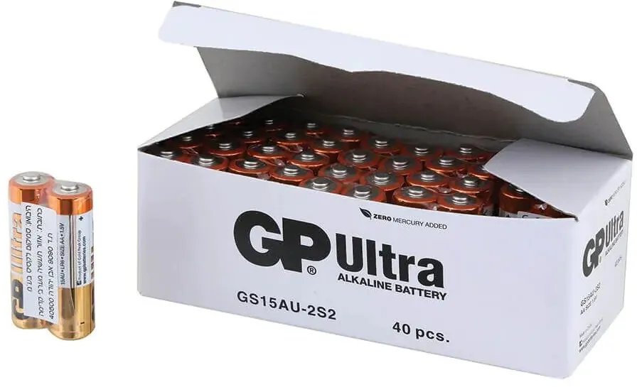 40 סוללות GP GSPCA15AU001 AA