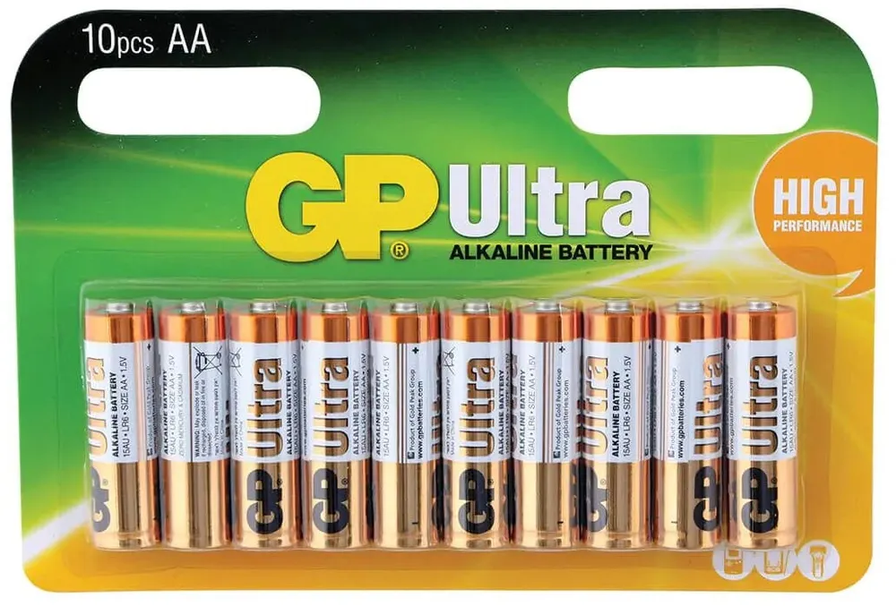 10 סוללות GP GSPCA15AU306 AA