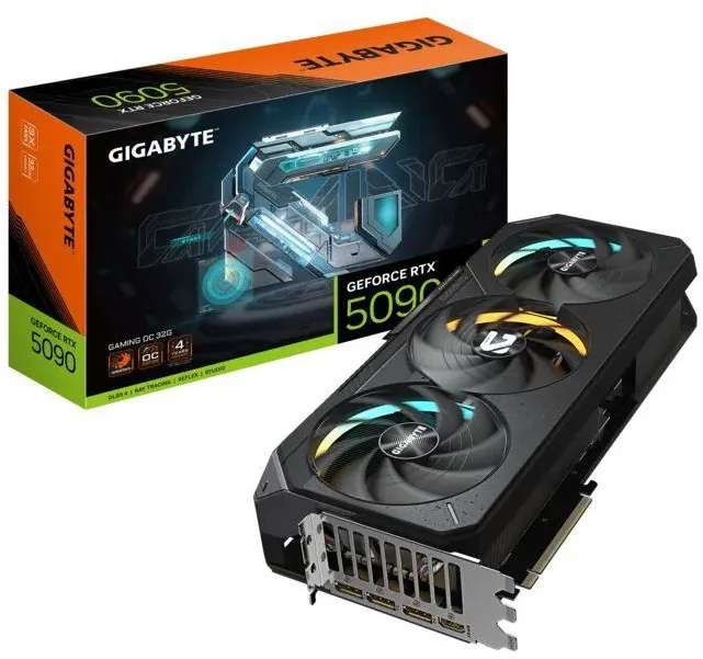 כרטיס מסך Gigabyte Geforce Rtx 5090 Gaming OC 32GB GDDR7 GV-N5090GAMING OC-32GD