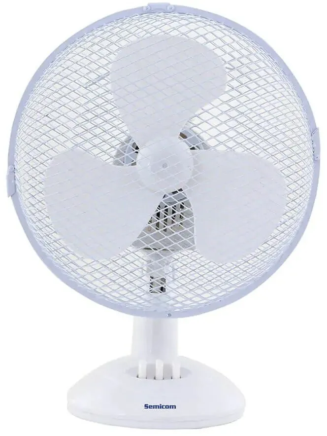 מאוורר שולחני Semicom HAFA-09TB1 9" 38W בצבע לבן
