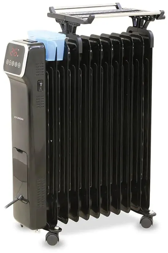 רדיאטור דיגיטלי 11 צלעות עם שלט Hyundai HAH-1150D 2500W – שחור