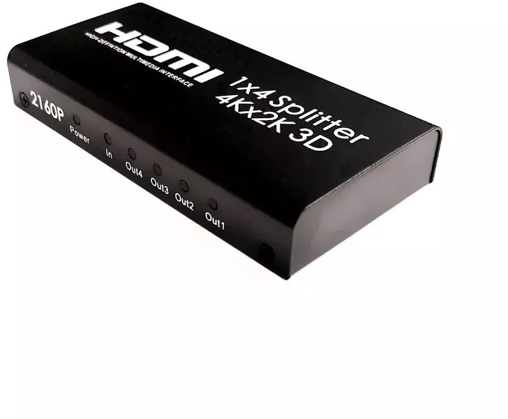 מפצל 4K מחיבור HDMI ל-4 חיבורי Gold Touch HDMI-4K-SP2 – HDMI