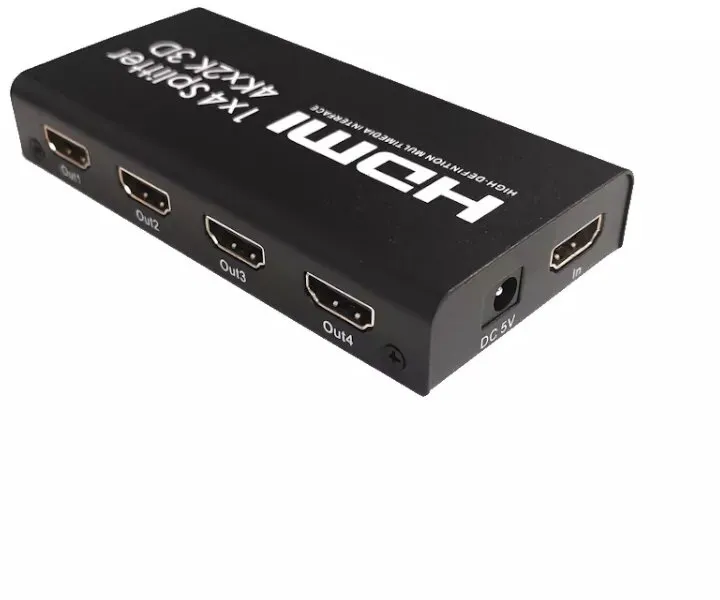 מפצל 4K מחיבור HDMI ל-4 חיבורי Gold Touch HDMI-4K-SP2 – HDMI