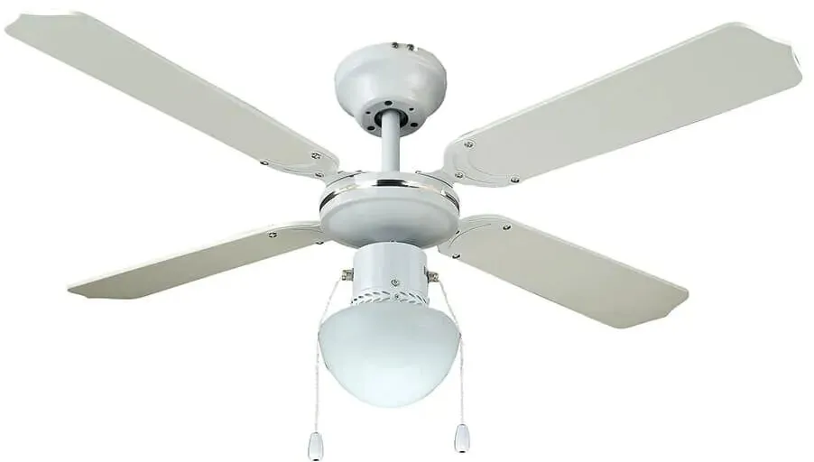 מאוורר תקרה Semicom HY-J42003/W 42" 45W סדרה: מיאמי בצבע לבן