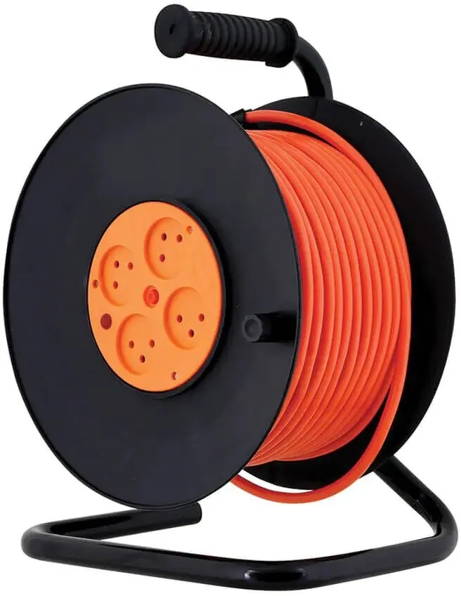תוף 4 שקעים Semicom HYCR50 באורך 50 מטר