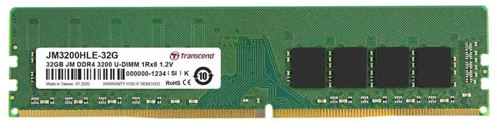 זיכרון למחשב נייח Transcend JM3200HLE-32G DDR4 3200MHz