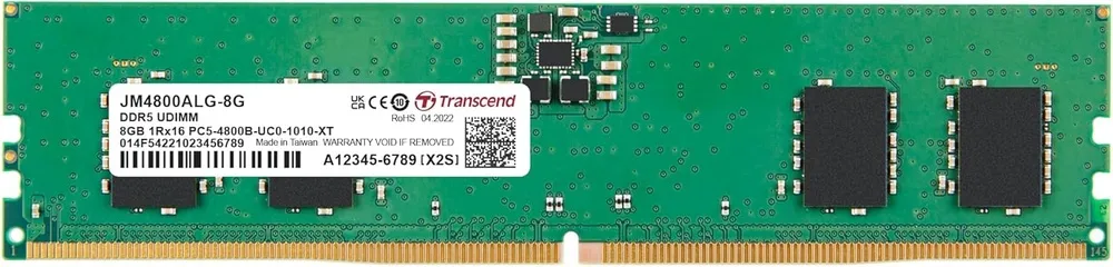 זיכרון למחשב נייח Transcend JM4800ALG-8G DDR5 8200MHz