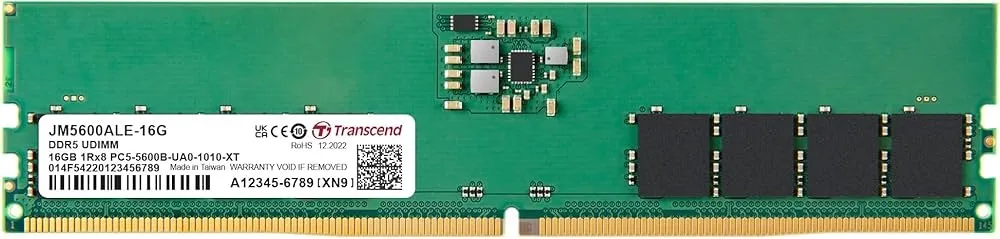 זיכרון למחשב נייח Transcend JM5600ALE-16G DDR5 5600MHz