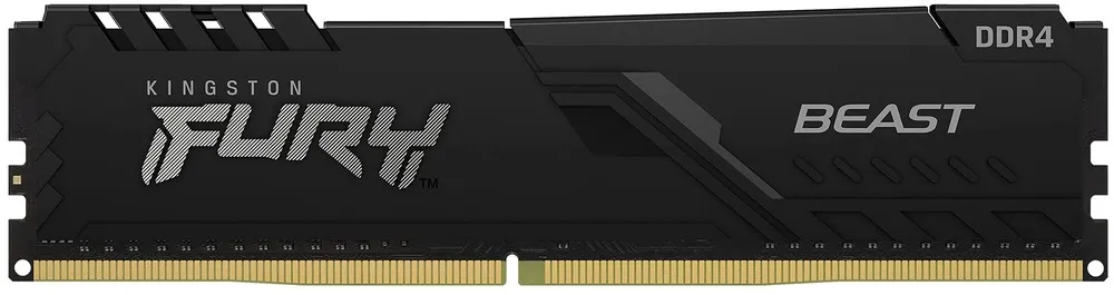 זיכרון למחשב נייח Kingston Fury Beast KF432C16BB/16 DDR4 3200Mhz