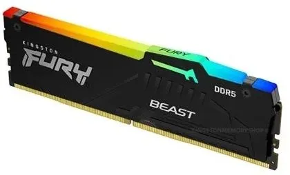 זיכרון למחשב נייח Kingston Fury Beast RGB KF5-32603611 DDR5 6000MHz