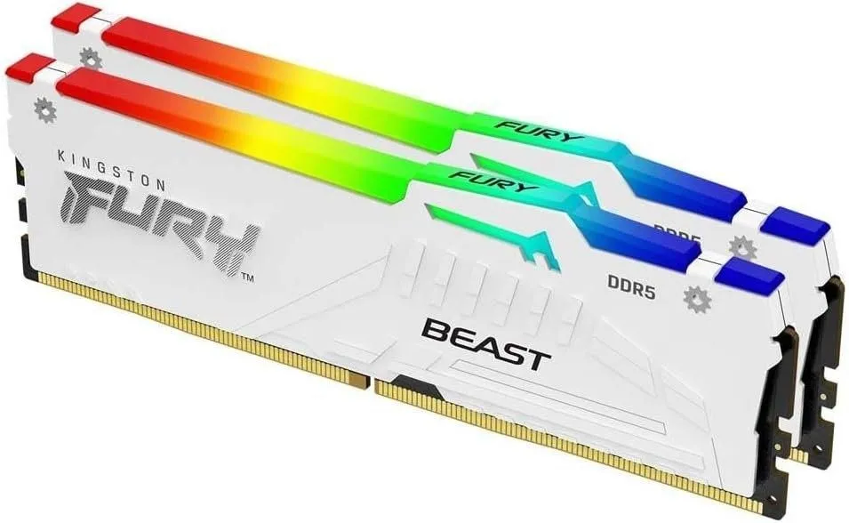 זיכרון למחשב נייח Kingston Fury Beast RGB KF5-32643200 2×16 DDR5 6000MHz