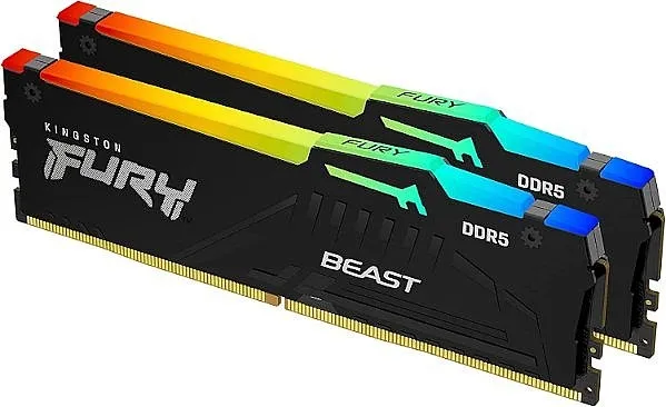 זיכרון למחשב נייח Kingston Fury Beast KF556C36BBEAK2-32 2×16 DDR5 5600Mhz