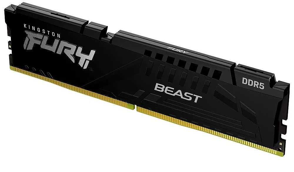 זיכרון למחשב נייח Kingston Fury Beast KF560C30BBE-16 16GB DDR5 6000Mhz