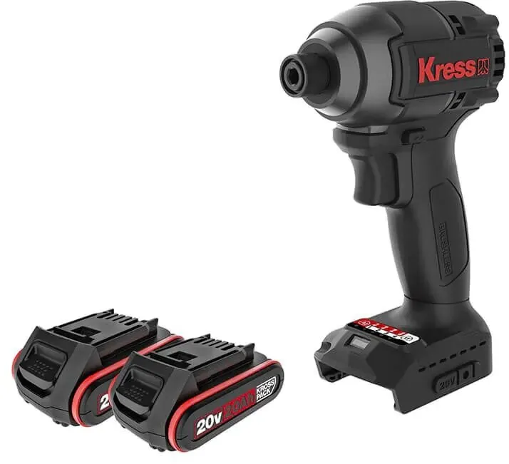 ‏מברגת אימפקט כולל שתי סוללות Kress KU280.1