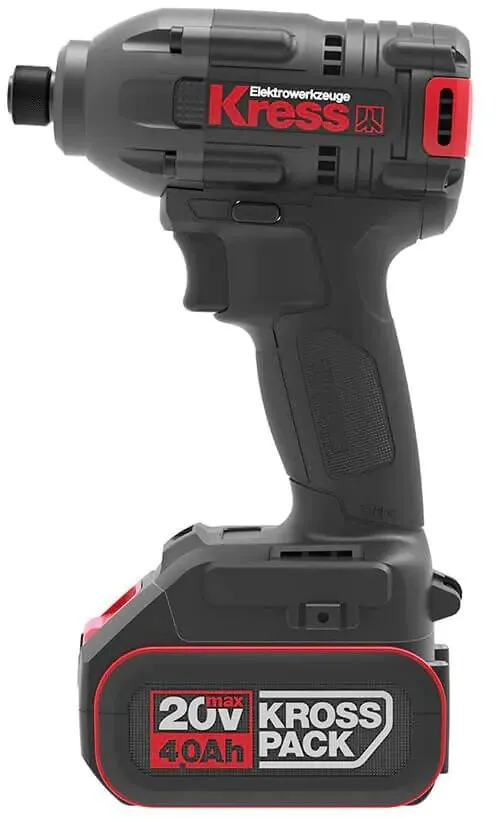 מברגת אימפקט נטענת כולל זוג סוללות Kress KU290.1 20V