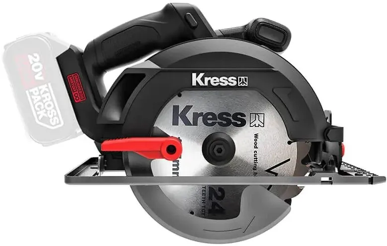 מסור עגול נטען Kress KU520.9 165mm