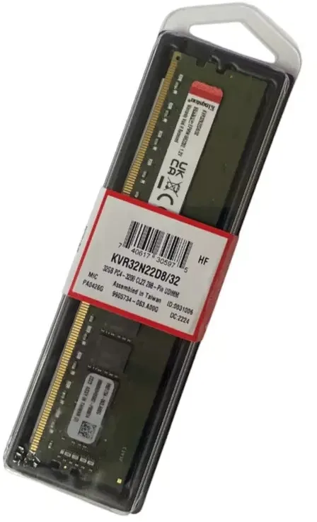 זיכרון למחשב נייח Kingston Valueram KV4-1323222300 DDR4 3200MHz