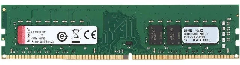 זיכרון למחשב נייח Kingston Valueram KV4163201 DDR4 3200MHz