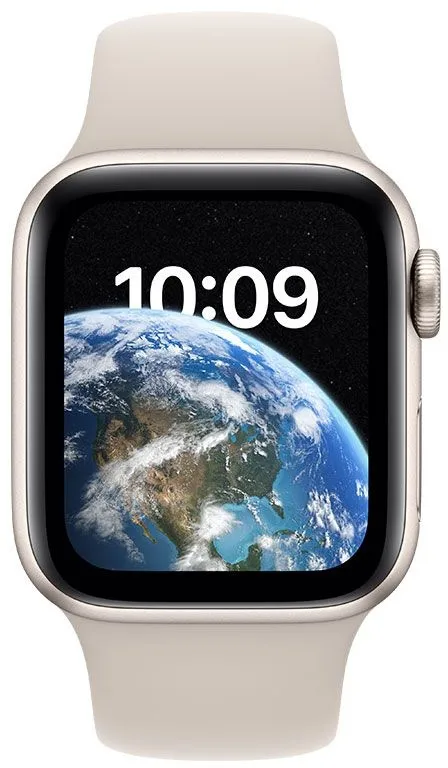 שעון חכם אפל Apple Watch SE 2nd Gen GPS 40mm בצבע Starlight Aluminium Case עם Starlight Sport Band – יבואן רשמי