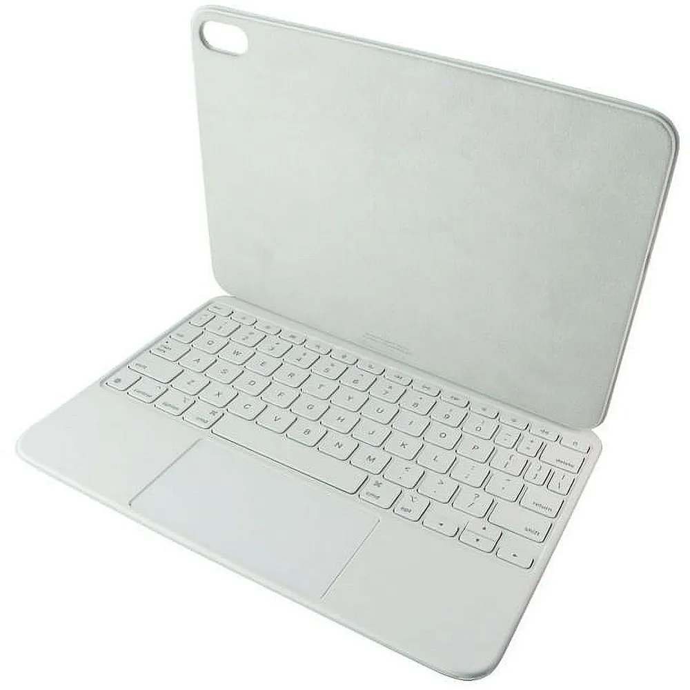 מקלדת מקורית לאייפד Apple Magic Keyboard Folio MQDP3AB/A ל-Apple iPad 10.9 Inch 2022 בערבית- צבע לבן