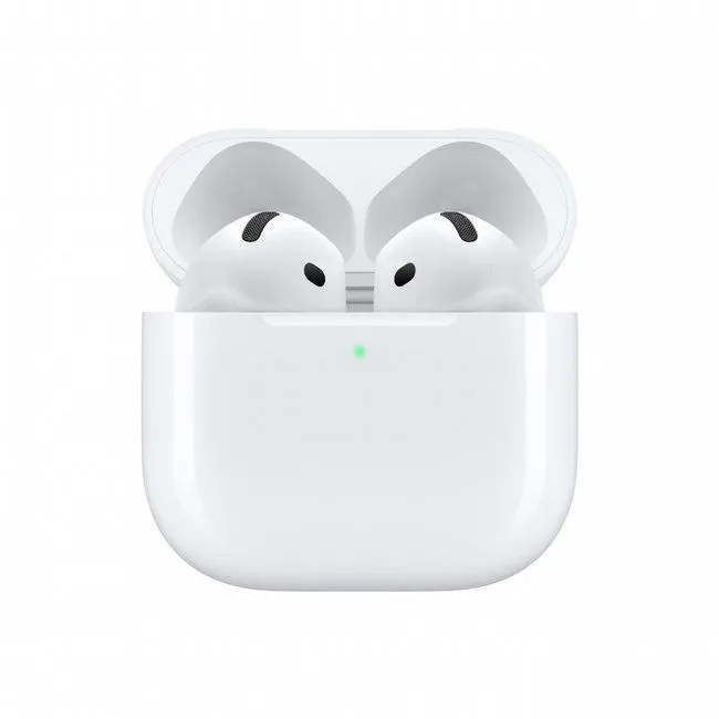 אוזניות אלחוטיות Apple AirPods 4 – כולל מארז טעינה בחיבור USB-C – יבואן רשמי