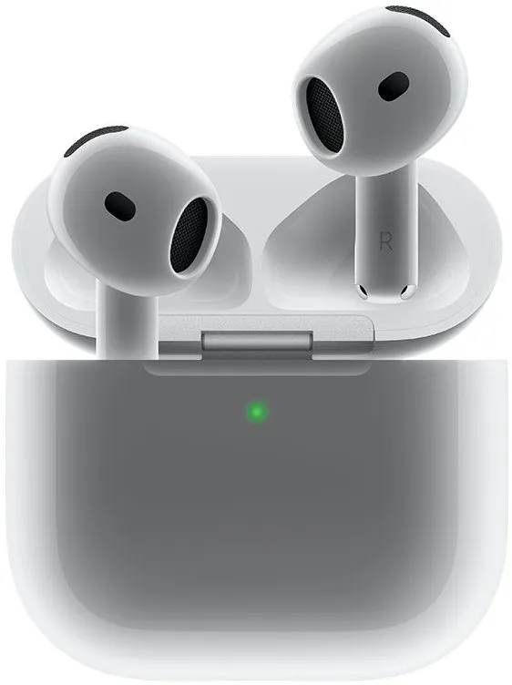 אוזניות אלחוטיות Apple AirPods 4 – כולל מארז טעינה בחיבור USB-C – יבואן רשמי