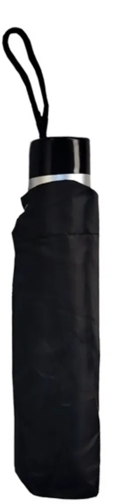 מטריה מתקפלת בצבע שחור