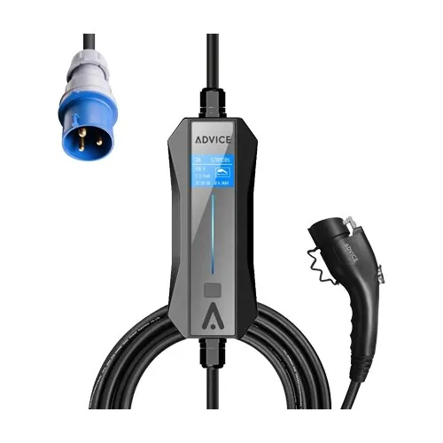 מטען לרכב חשמלי Advice Portable DC 3.7KW Type 2