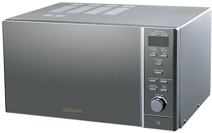 מיקרוגל דיגיטלי Gold Line P90D25EP-H3 בנפח 25 ליטר בצבע כסוף