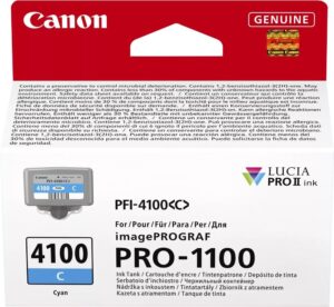 ראש דיו כחול מקורי Canon PFI-4100C