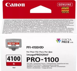 ראש דיו אדום מקורי Canon PFI-4100R
