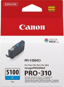 ראש דיו כחול מקורי Canon PFI-5100C