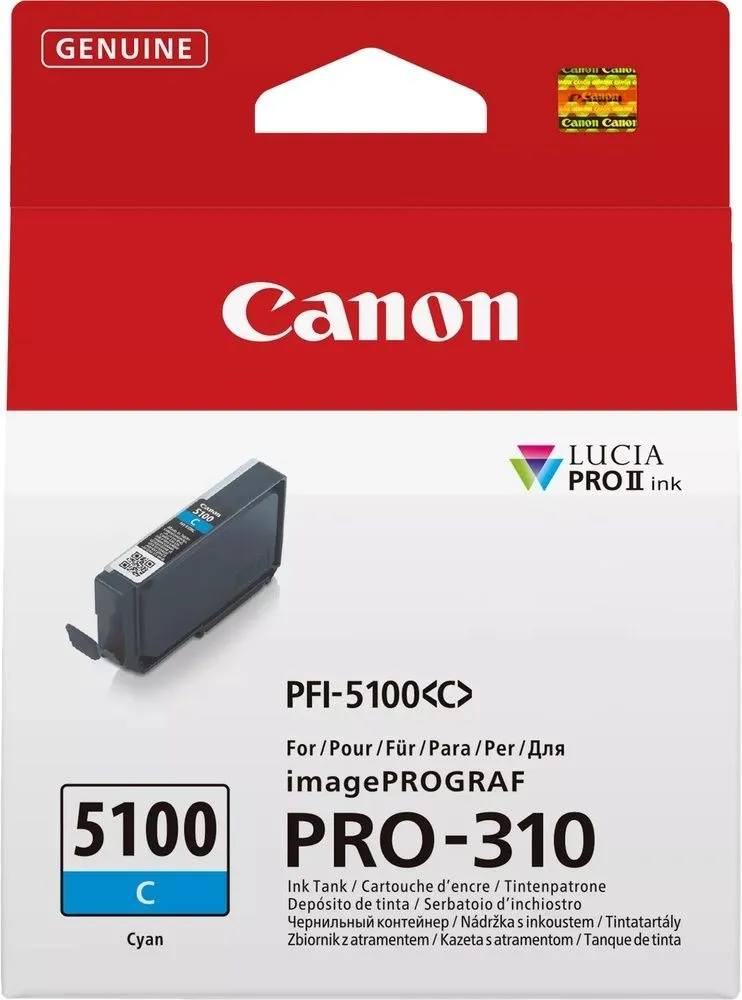 ראש דיו כחול מקורי Canon PFI-5100C