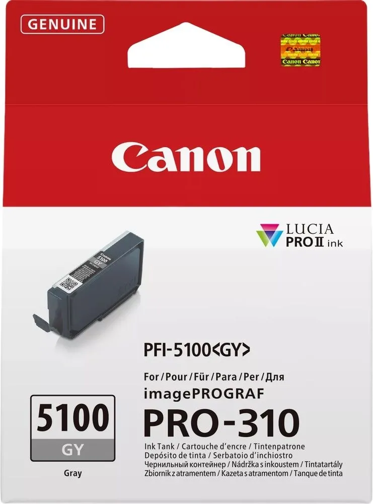 ראש דיו אפור מקורי Canon PFI-5100GY