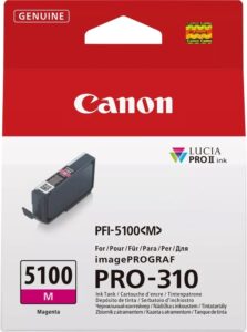 ראש דיו אדום מקורי Canon PFI-5100M