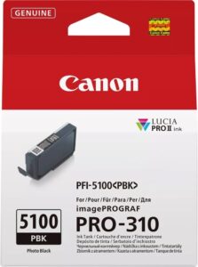 ראש דיו שחור פוטו מקורי Canon PFI-5100PBK