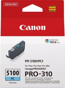 ראש דיו כחול פוטו מקורי Canon PFI-5100PC Photo