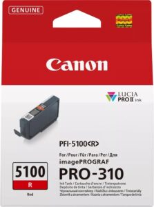 ראש דיו אדום מקורי Canon PFI-5100R