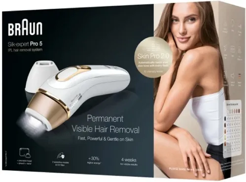 מסיר שיער בטכנולוגיית Braun IPL Silk expert Pro 5 PL5152