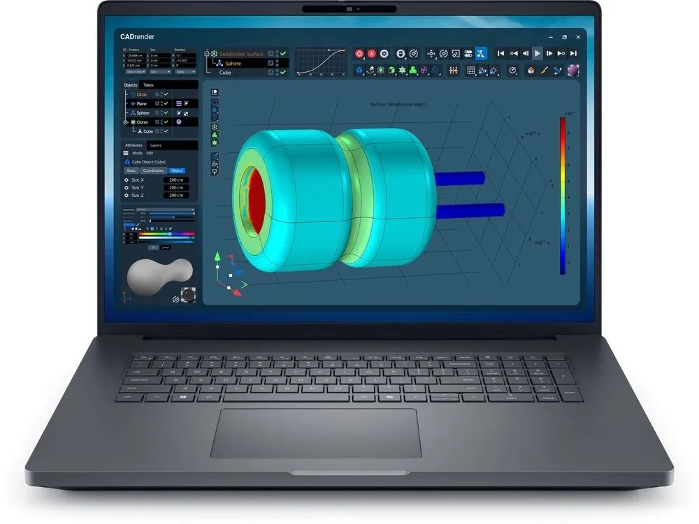 מחשב נייד Dell Pro Max Plus 18 MB18250 PM-RD33-16281
