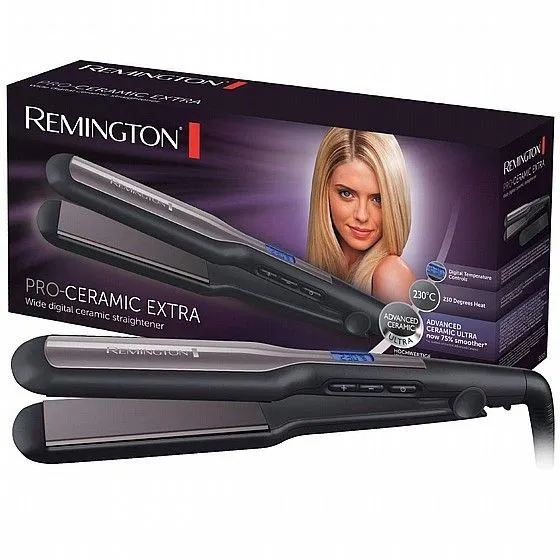 מחליק שיער קרמי רחב רמינגטון Remington S5525