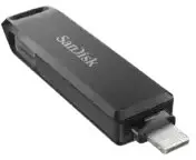 זיכרון נייד למכשירי אפל Sandisk iXpand Flash Drive Luxe 64GB Type C Lightning SDIX70N-064G-GN6NN