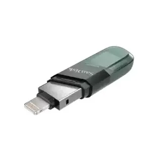 זיכרון נייד למכשירי אפל Sandisk iXpand Flash Drive Flip 256GB USB 3.1 Lightning SDIX90N-256G-GN6NE