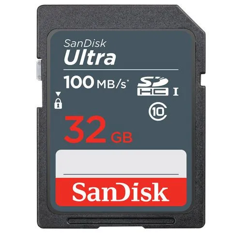 כרטיס זיכרון Sandisk Ultra 32GB SDHC SDSDUN4-032G-GN6IN