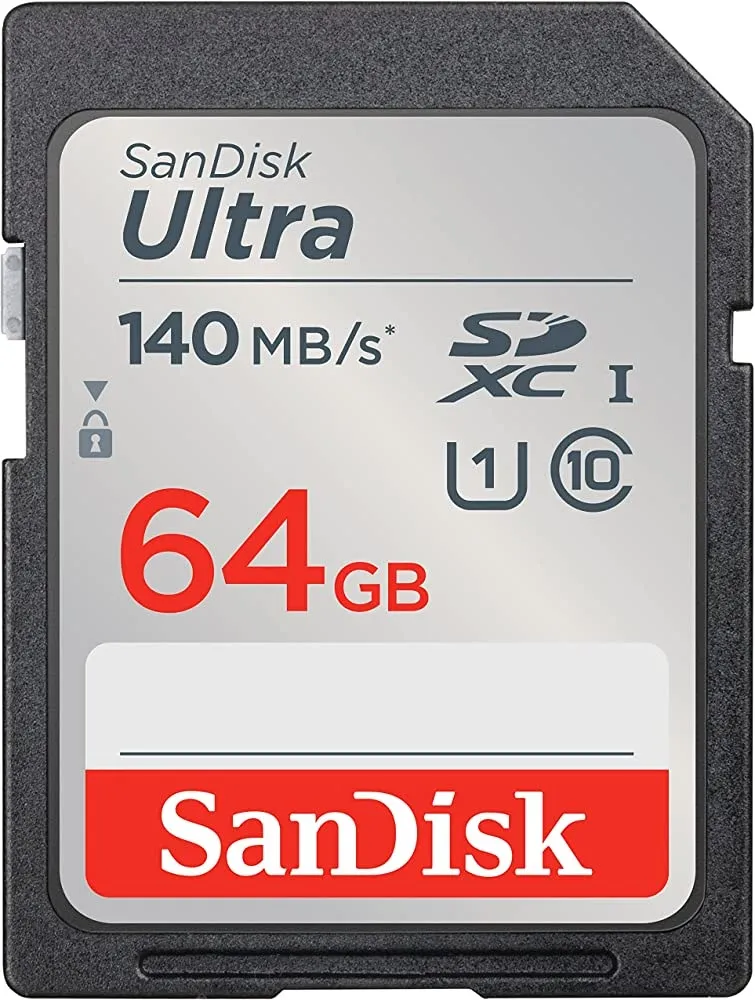 כרטיס זיכרון Sandisk Ultra 64GB SDXC SDSDUNB-064G-GN6IN