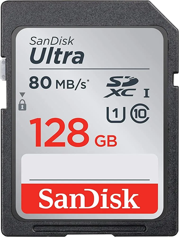 כרטיס זיכרון Sandisk Ultra 128GB SDXC SDSDUNB-128G-GN6IN